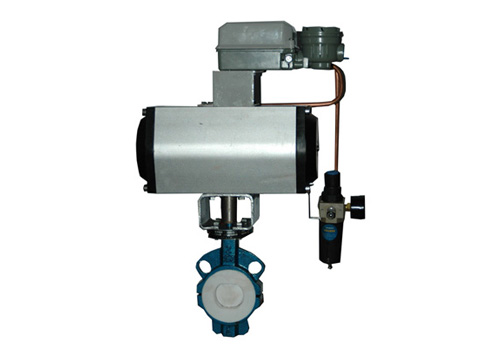 氣動聚四氟乙烯襯里蝶閥